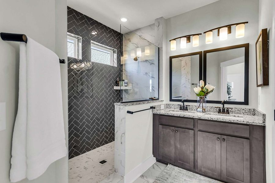 Furnished interior in a model home at Nexton - Midtown - The Park Collection in Summerville (Image 19).