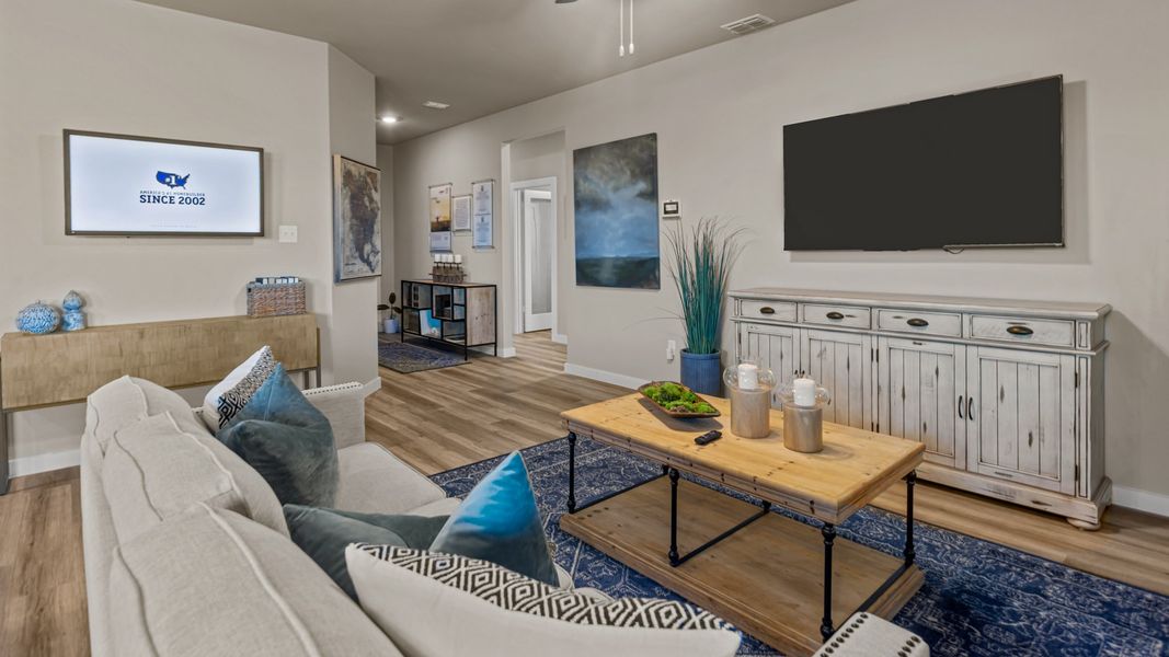 Furnished interior in a model home at Heritage Parks in Abilene (Image 6).