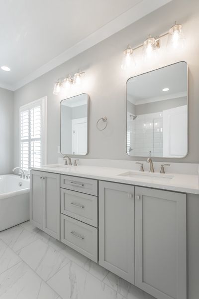 Furnished interior in a model home at Baker Road in Birchwood (Image 26). Furnished interior in a model home at Baker Road in Birchwood (Image 26).