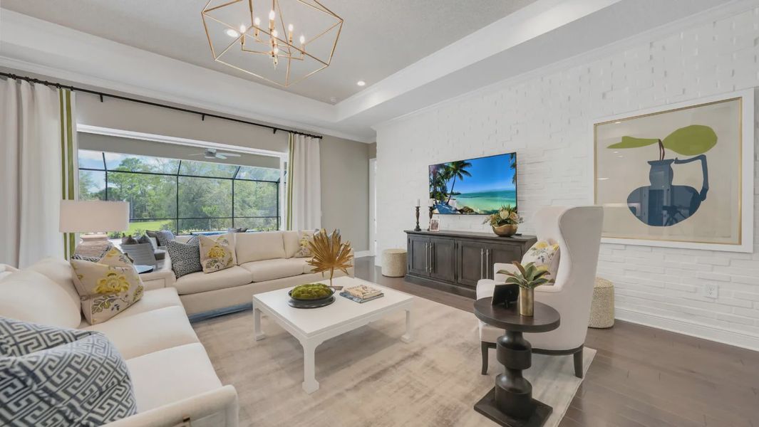 Furnished interior in a model home at Avelina in Venice (Image 11). Furnished interior in a model home at Avelina in Venice (Image 11).