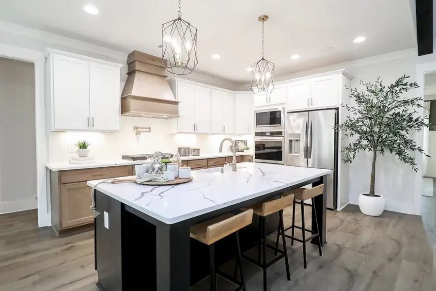 Furnished interior in a model home at Spring Creek in Monroe (Image 5).