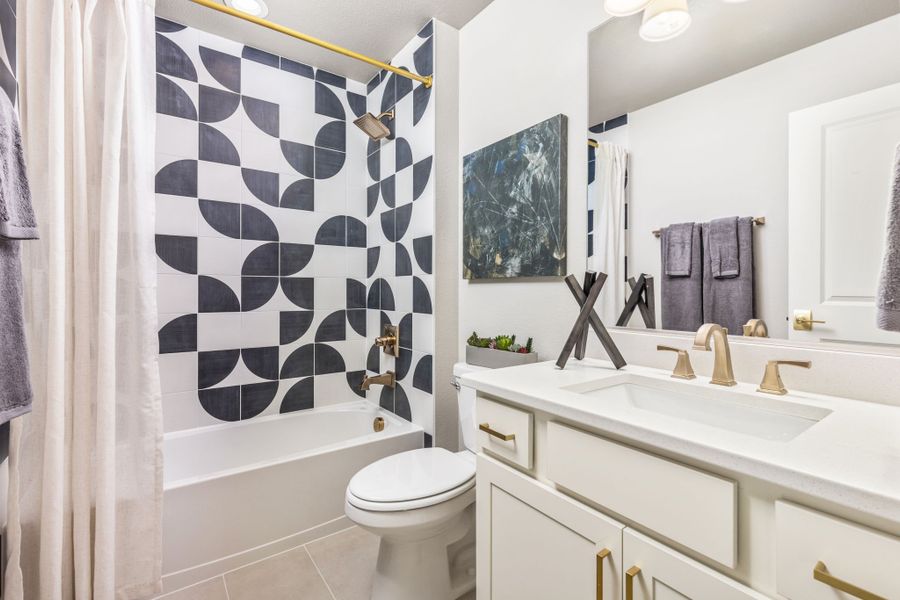 Furnished interior in a model home at Sterling Ridge in Sterling in Colorado Springs (Image 40).