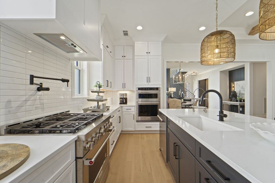 Furnished interior in a model home at Stephens Valley in Nashville (Image 20).