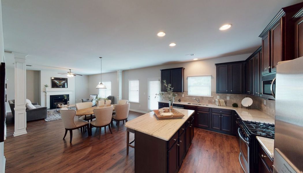 Furnished interior in a model home at North Village in Rydal (Image 14).
