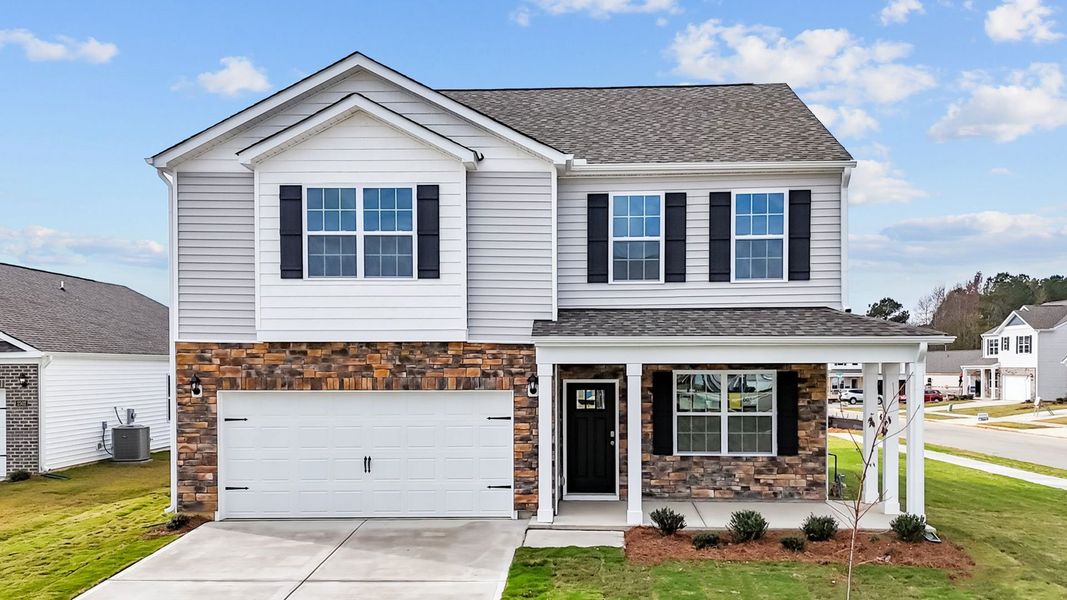 Front exterior of a home in the Bedford Place community, located in Wilson, NC (Image 11).