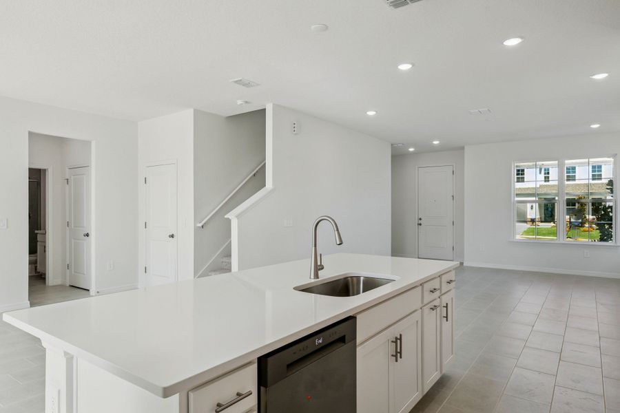 Furnished interior in a model home at Wekiva Springs Cove in Apopka (Image 22).