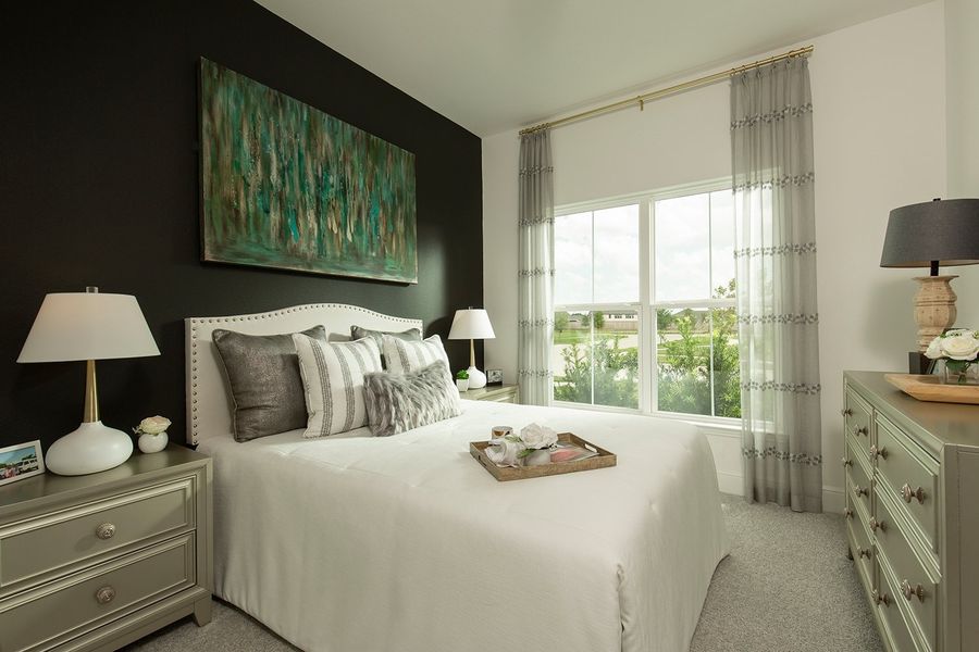 Furnished interior in a model home at Candela 70'  in Richmond (Image 13).