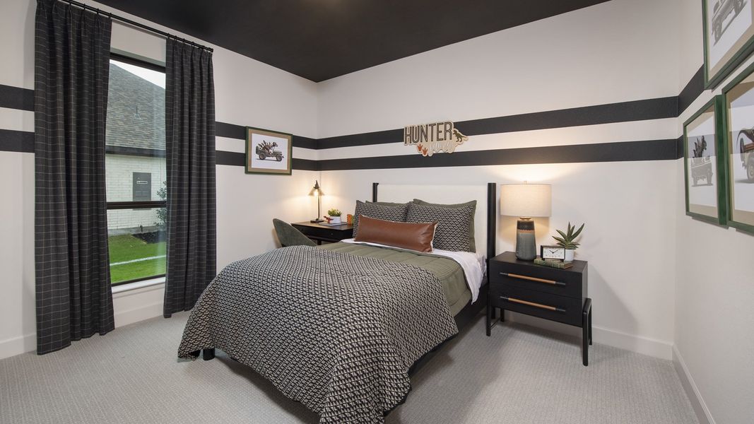 Furnished interior in a model home at Juniper Springs 45' in Lockhart (Image 12).