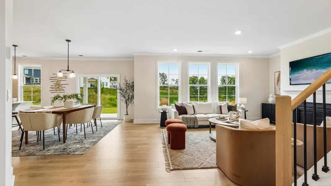 Furnished interior in a model home at Avalon of Gastonia in Gastonia (Image 7).