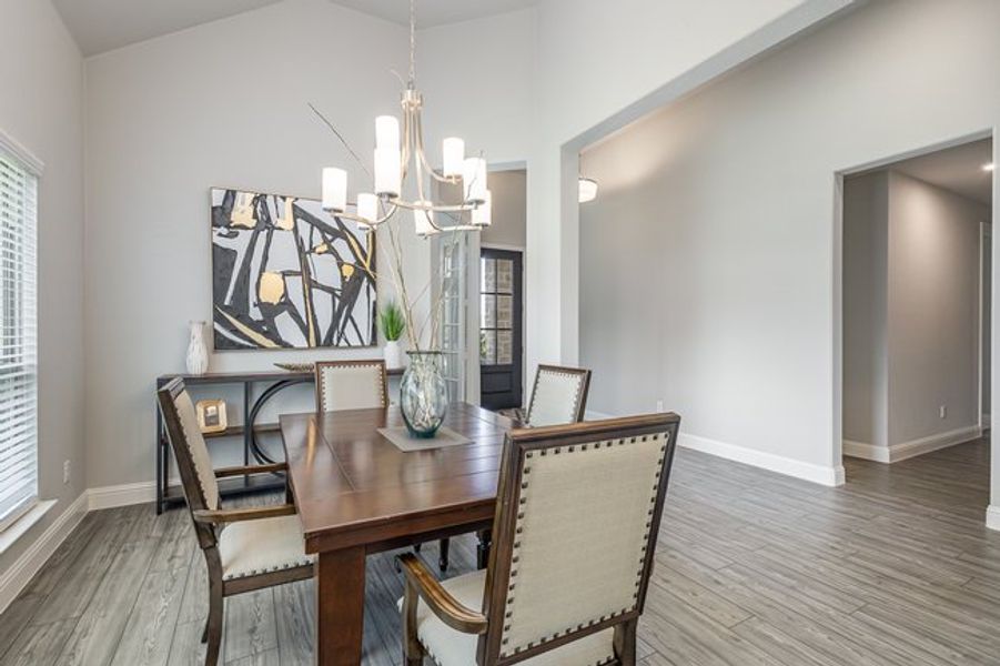 Furnished interior in a model home at Ten Mile Creek Estates in DeSoto (Image 14). Furnished interior in a model home at Ten Mile Creek Estates in DeSoto (Image 14).