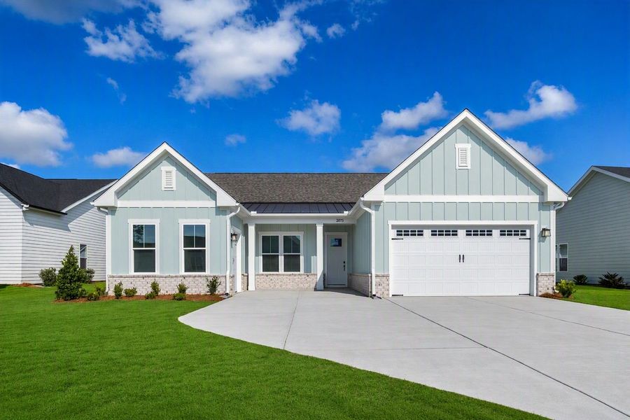 Beautiful Coastal Exteriors and Select Homes with Golf Cart & 3 Car Garages
