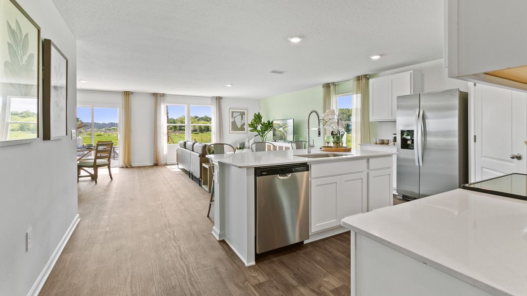 Furnished interior in a model home at Canopy Oaks in Kingsland (Image 3).