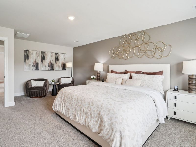 Furnished interior in a model home at Crestview - Legacy Series in Hermitage (Image 11). Furnished interior in a model home at Crestview - Legacy Series in Hermitage (Image 11).