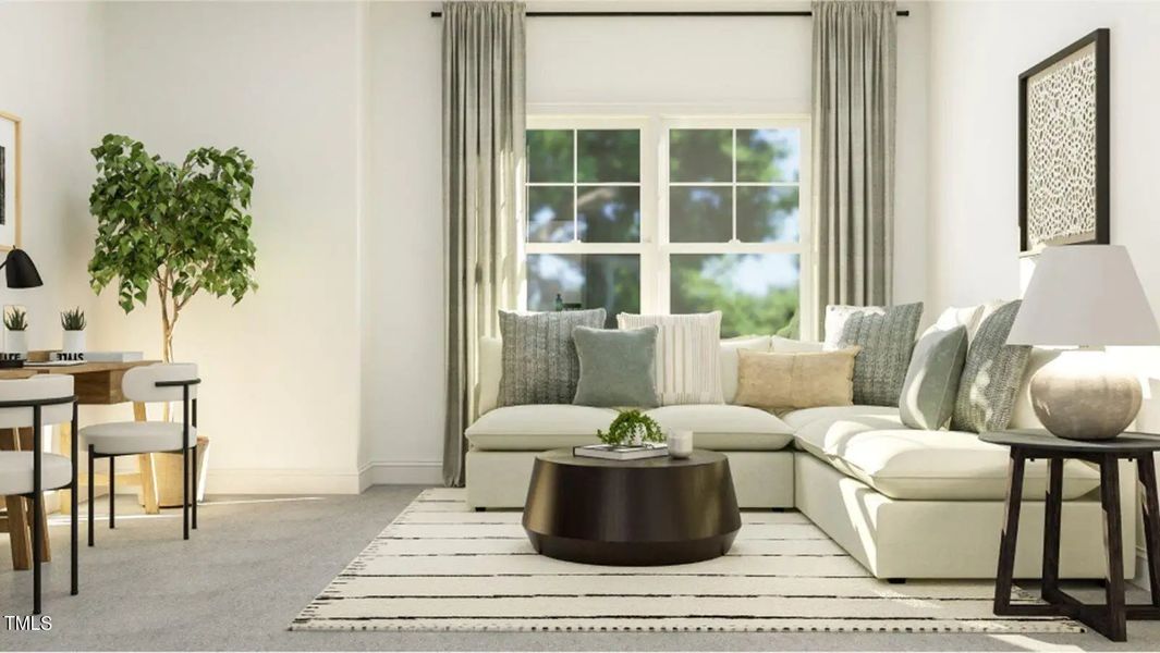 Furnished interior in a model home at Retreat at Robertson: Summit in Knightdale (Image 8).