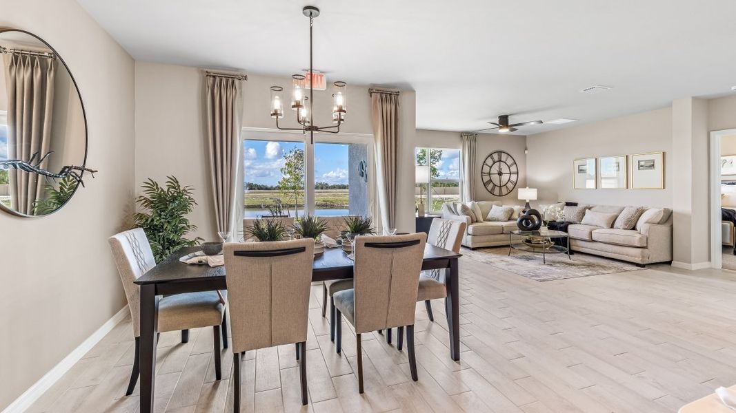 Furnished interior in a model home at Seagrass in Punta Gorda (Image 15). Furnished interior in a model home at Seagrass in Punta Gorda (Image 15).
