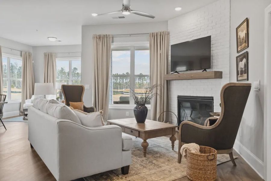 Furnished interior in a model home at The Reserve at Bells Ferry in Kennesaw (Image 11).