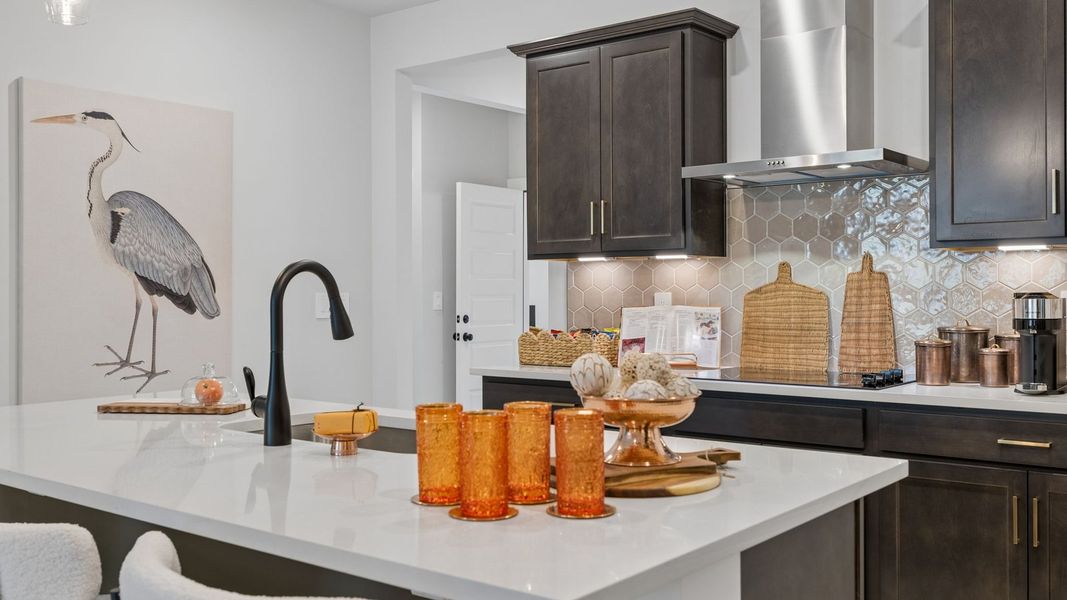 Furnished interior in a model home at Reserve at Hickory Ridge in Columbia (Image 27).