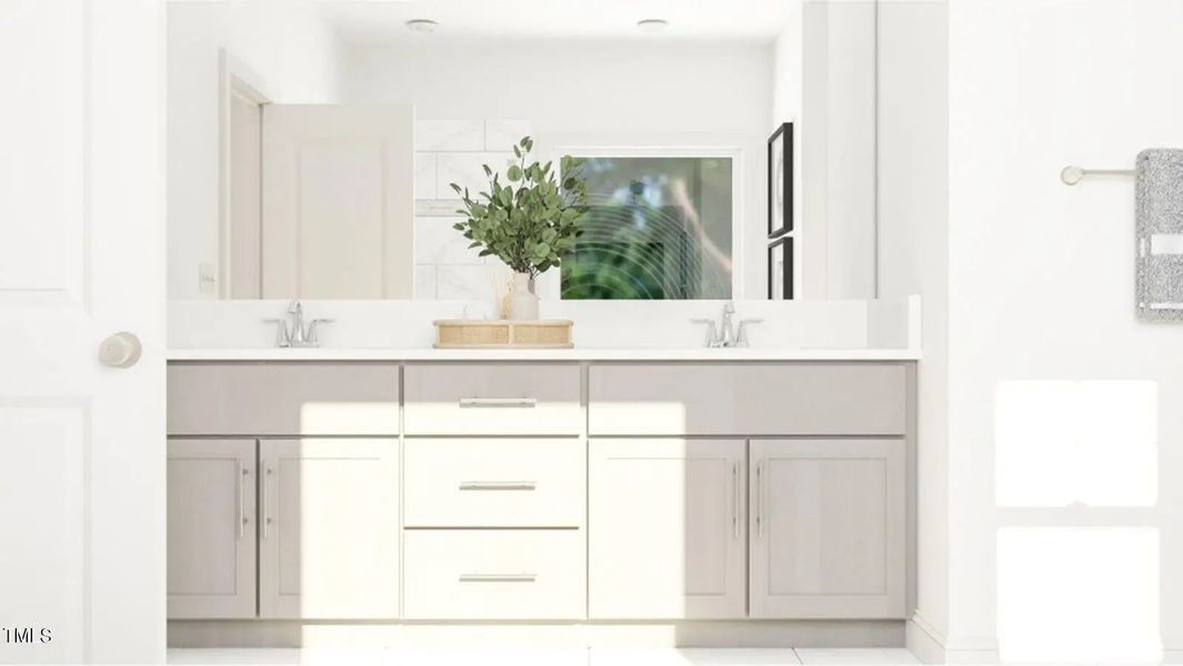 Furnished interior in a model home at Retreat at Robertson: Summit in Knightdale (Image 10).