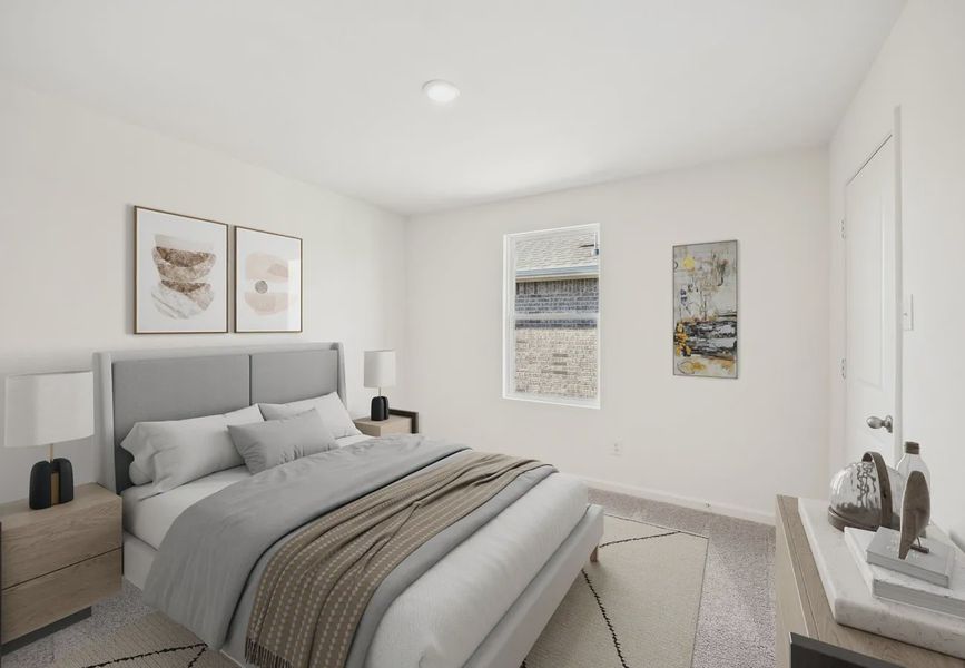 Furnished interior in a model home at Sunset Oaks in Maxwell (Image 8).