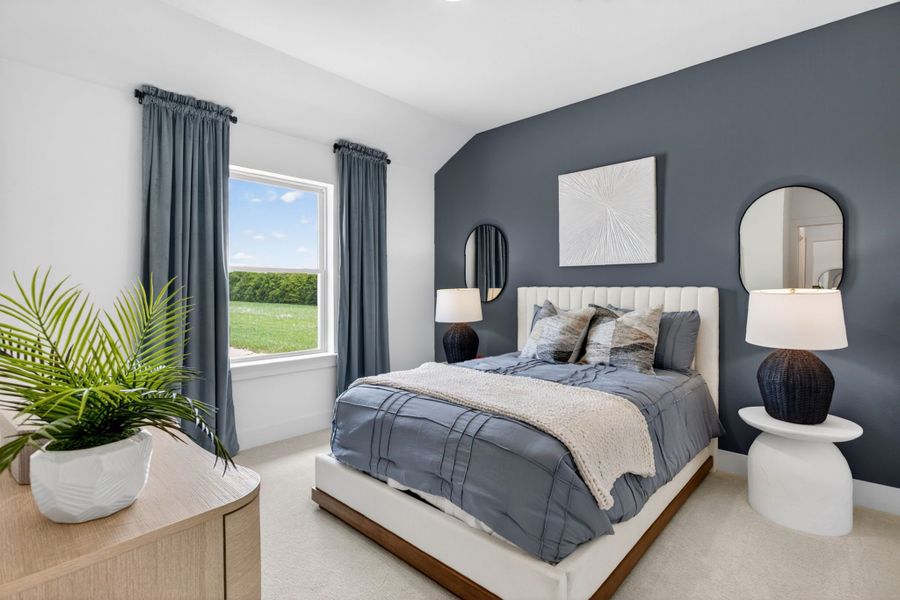 Furnished interior in a model home at Wildflower Ranch in Fort Worth (Image 72).