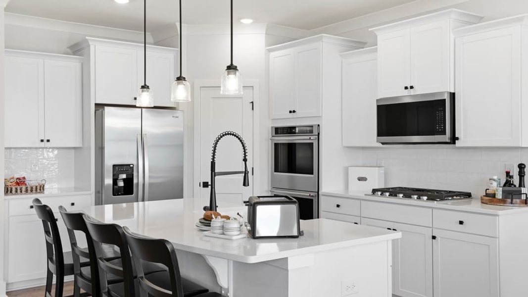 Furnished interior in a model home at Harrison Valley in Simpsonville (Image 8).
