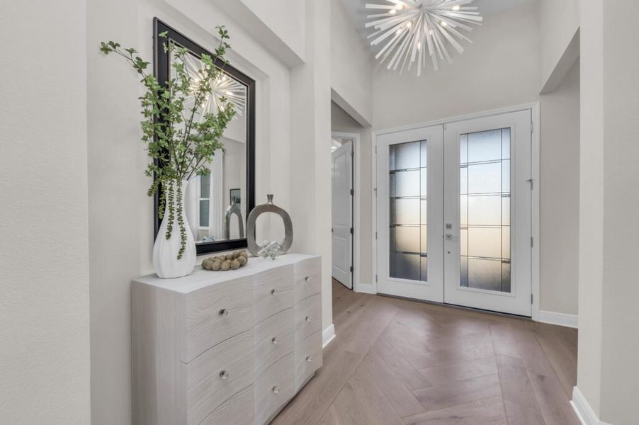 Furnished interior in a model home at Artisan at Watercolor Place in Bradenton (Image 197).