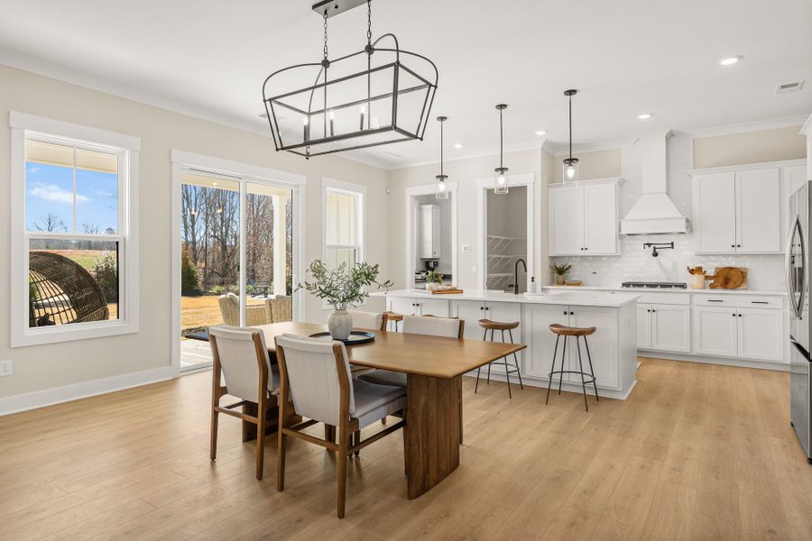 Furnished interior in a model home at Greenpond Acres in Woodruff (Image 5).