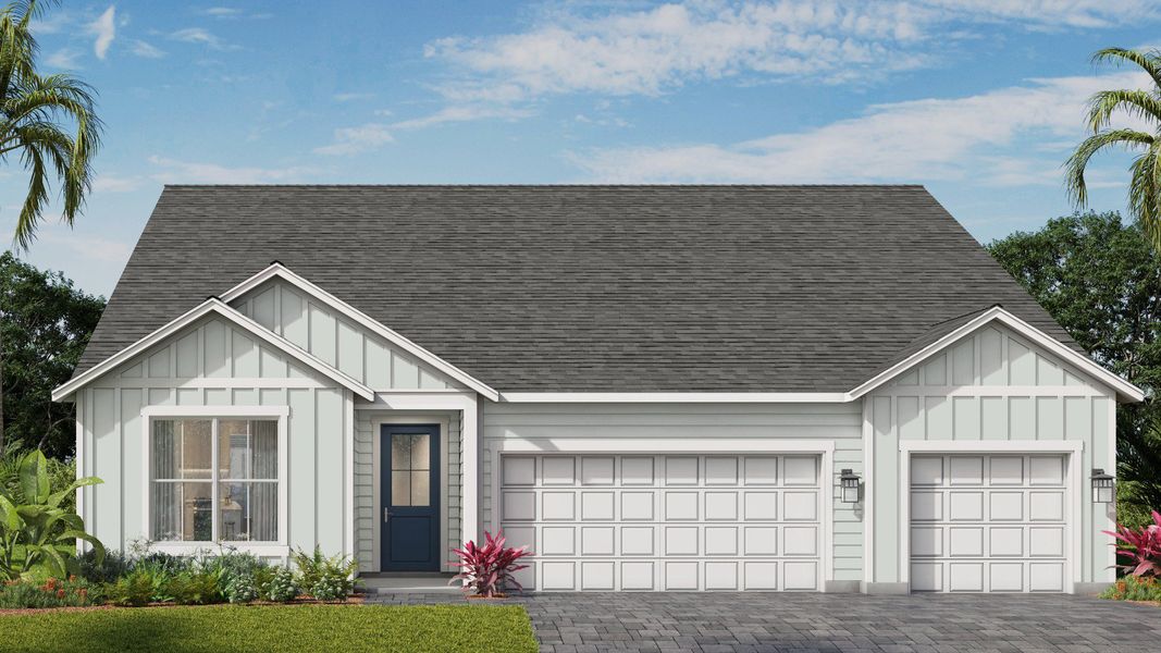 Front exterior of a home in the Haven at Diamond Springs community, located in Jacksonville, FL (Image 4).