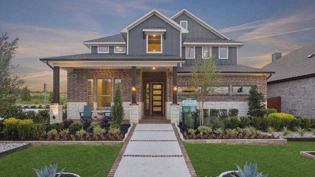 Front exterior of a home in the Westpoint Park community, located in Fort Worth, TX (Image 5).