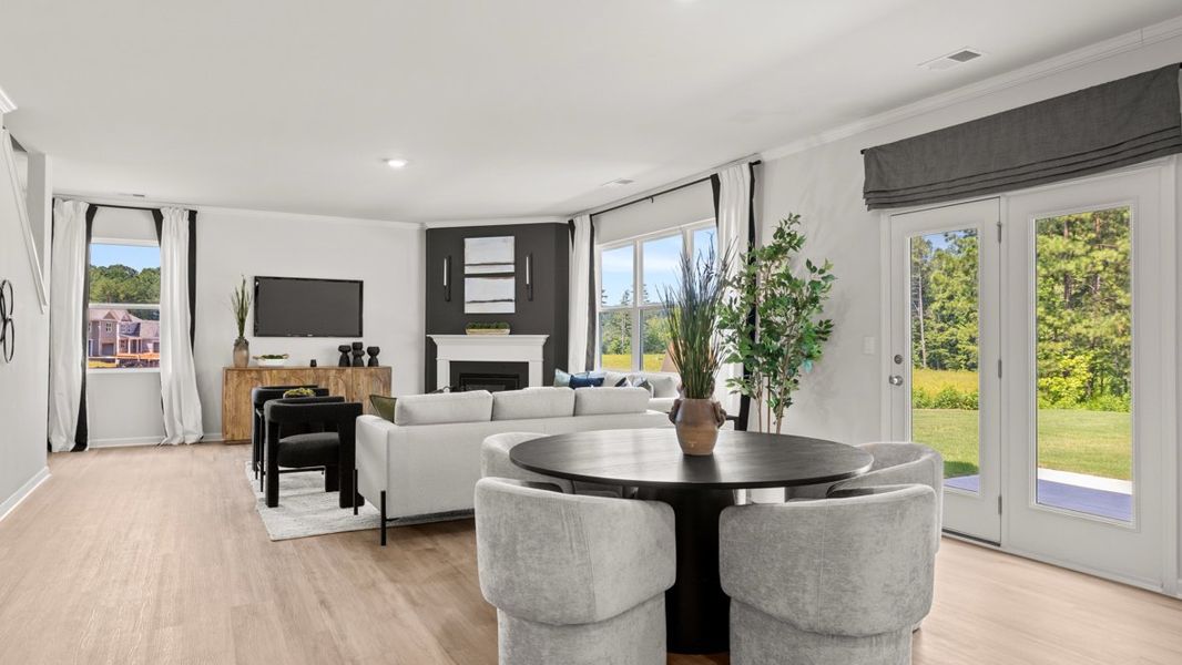 Furnished interior in a model home at Fairhaven in Lithia Springs (Image 20).