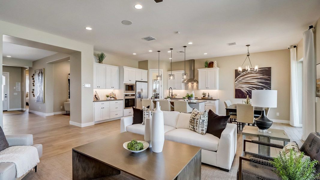 Furnished interior in a model home at Canyon Views - Hacienda in Litchfield Park (Image 28).