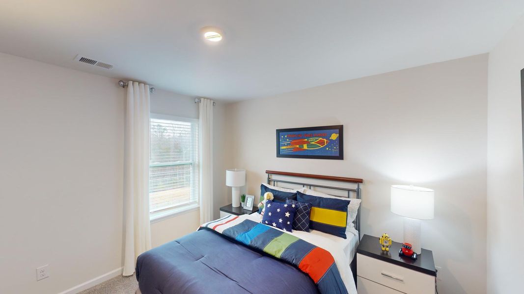 Furnished interior in a model home at Falls at Hickory in Hickory (Image 33). Furnished interior in a model home at Falls at Hickory in Hickory (Image 33).