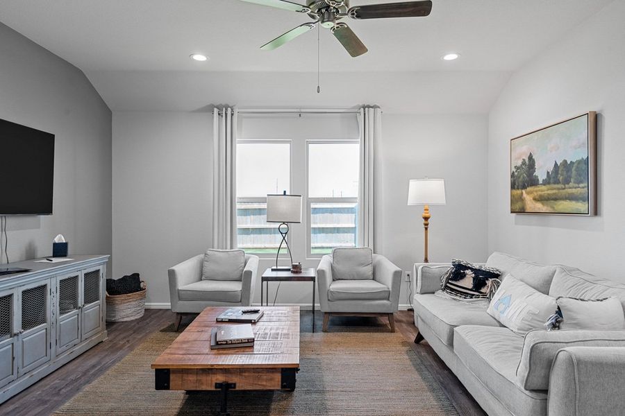 Furnished interior in a model home at Faculty Row in Abilene (Image 21).