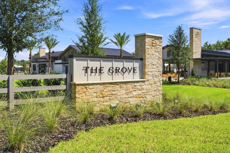 Entrance to the Mariposa at EverRange community in Jacksonville, FL, featuring signage and landscaping (Image 13).