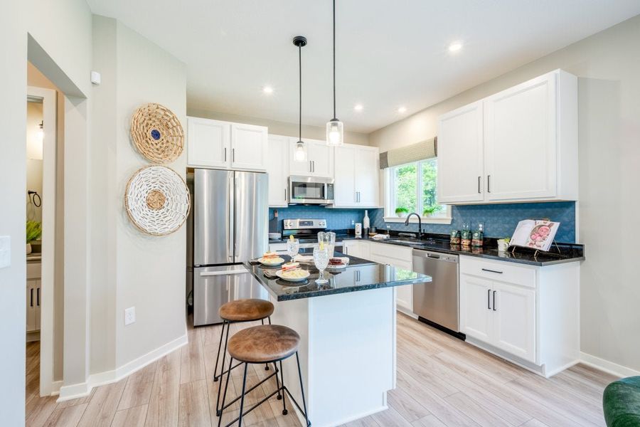 Furnished interior in a model home at Sage Woods in Dallas (Image 21).