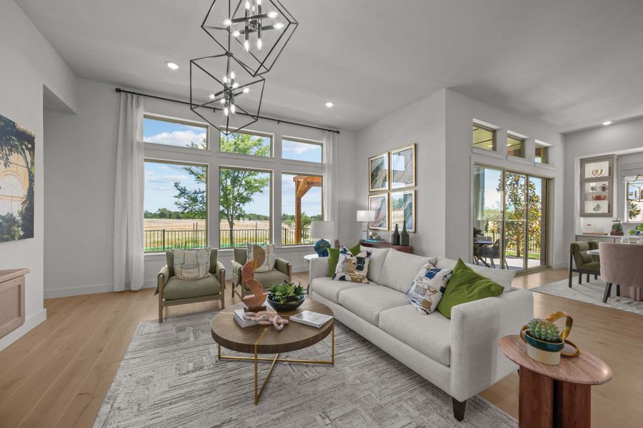 Furnished interior in a model home at Northshore at Lakewood Village - Estate Series in Lakewood Village (Image 7). Furnished interior in a model home at Northshore at Lakewood Village - Estate Series in Lakewood Village (Image 7).