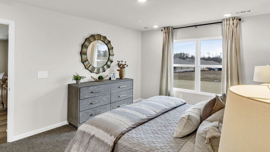 Furnished interior in a model home at Bailey Park in Fayetteville (Image 23). Furnished interior in a model home at Bailey Park in Fayetteville (Image 23).