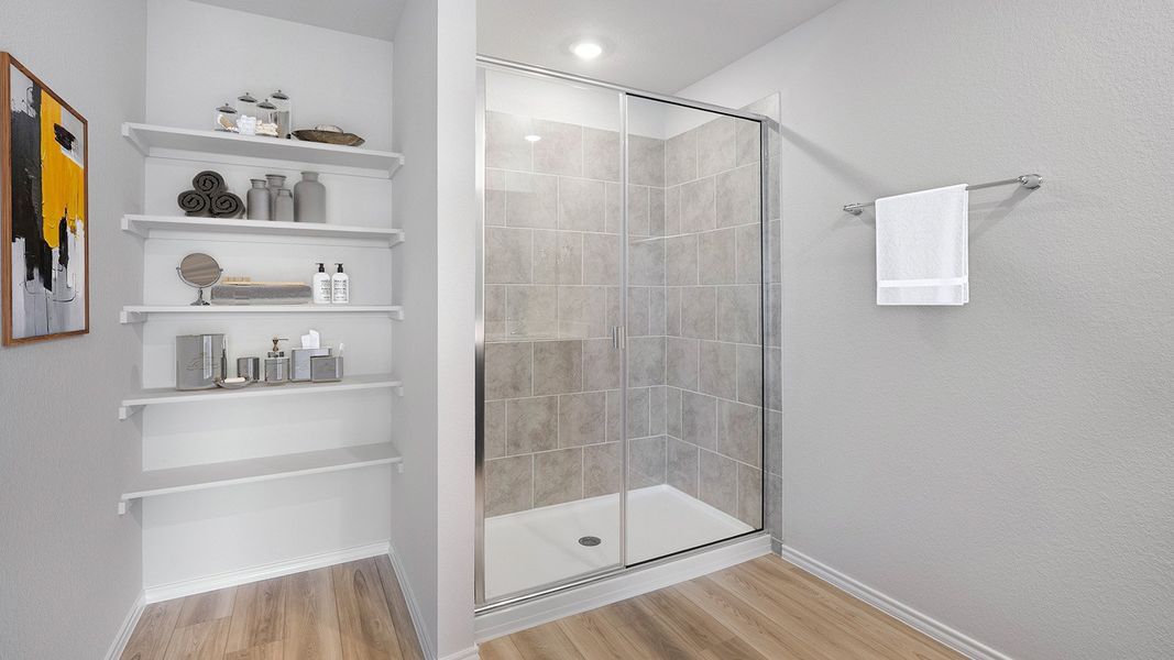 Furnished interior in a model home at Creekside Hills in Copperas Cove (Image 11).