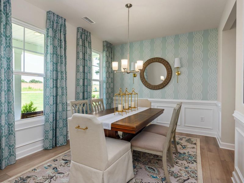 Furnished interior in a model home at Retreat at North Main in Lillington (Image 9). Furnished interior in a model home at Retreat at North Main in Lillington (Image 9).