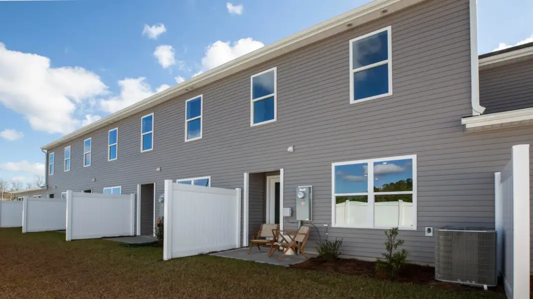 Exterior details of a home in The Townes at Cedar Hill Landing, Navassa (Image 6).