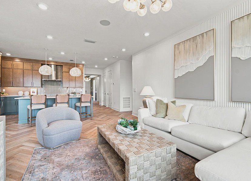 Furnished interior in a model home at Southwind in Plant City (Image 9). Furnished interior in a model home at Southwind in Plant City (Image 9).
