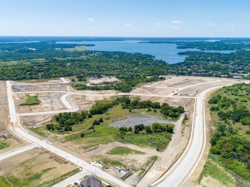 Site preparation and early development at Talon Hills in Fort Worth, TX (Image 24).