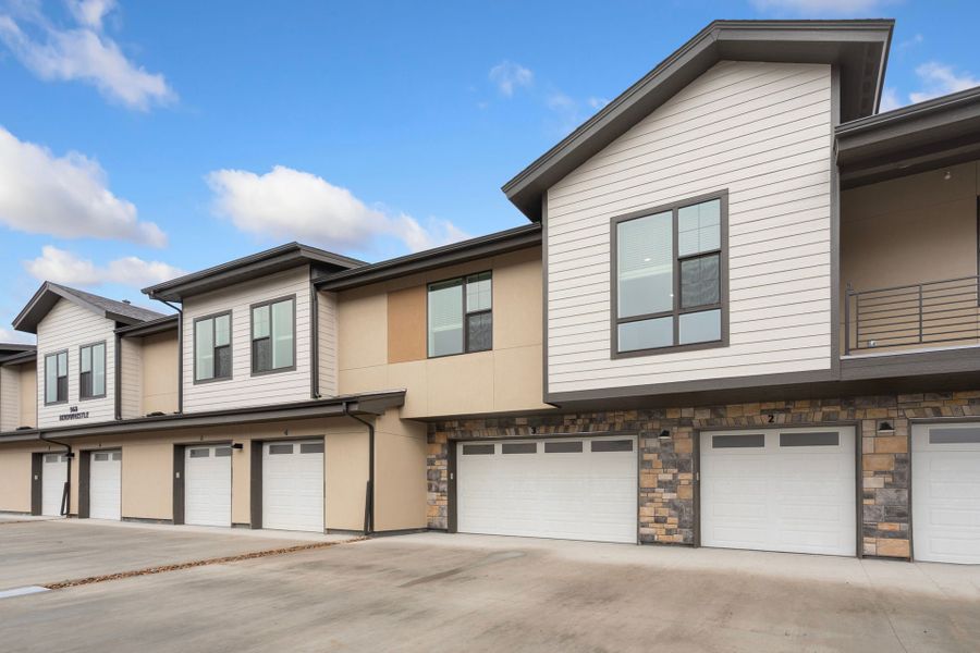 Front exterior of a home in the Northfield at Old Town community, located in Fort Collins, CO (Image 4).