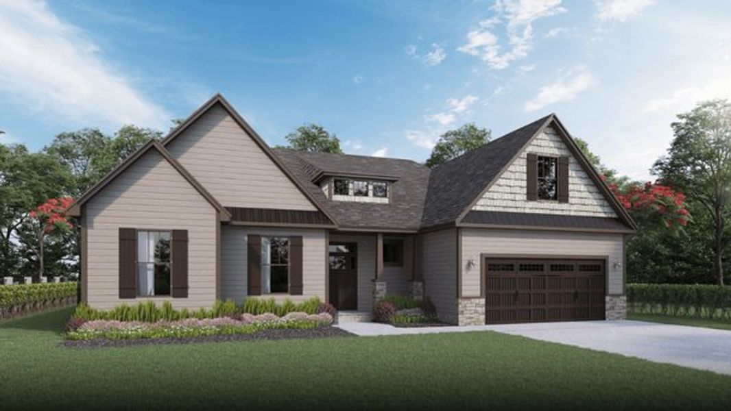 Front exterior of a home in the Alder Pond community, located in Campobello, SC (Image 5).