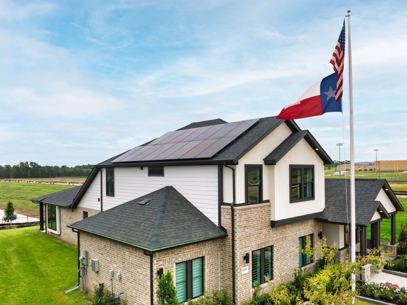 Front exterior of a home in the Copia Pines community, located in Montgomery, TX (Image 2). Front exterior of a home in the Copia Pines community, located in Montgomery, TX (Image 2).