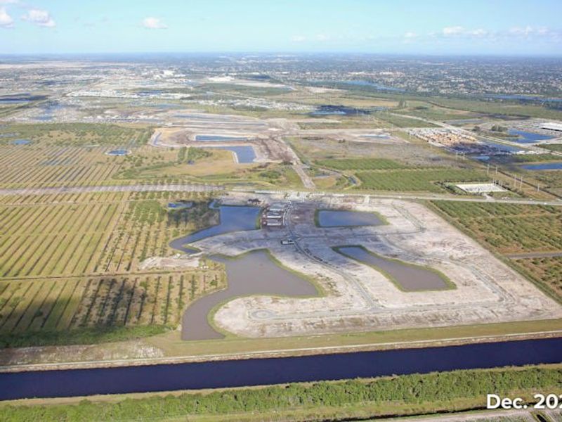 Site preparation and early development at BELTERRA in Port St. Lucie, FL (Image 115).