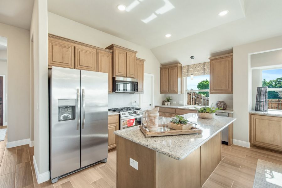 Kitchen. West Crossing New Homes in Anna, TX