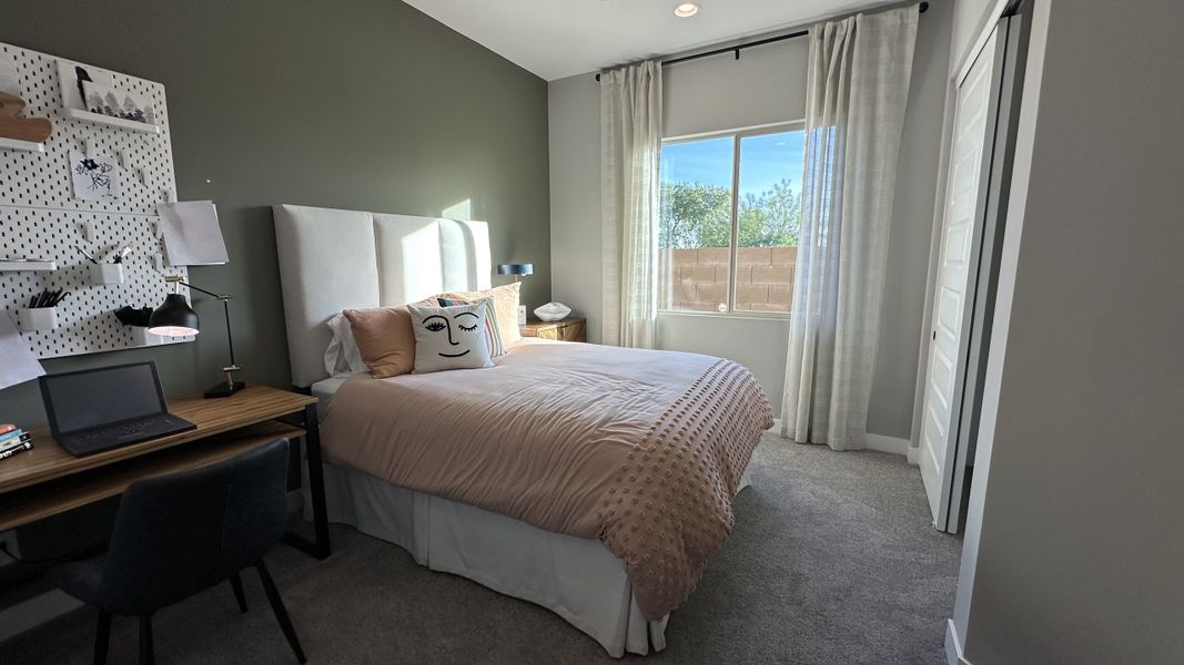 Furnished interior in a model home at Stonehaven Expedition Collection in Glendale (Image 25).