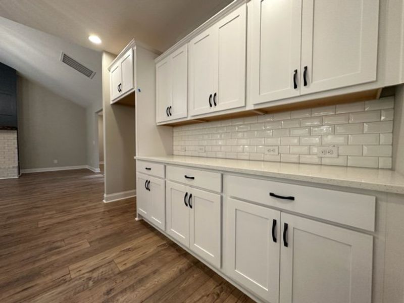 Furnished interior in a model home at Polk Place in Moreland (Image 14).