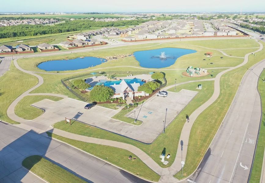 Aerial view of the Windmill Farms community in Forney, TX, showing layout and nearby surroundings (Image 1). Aerial view of the Windmill Farms community in Forney, TX, showing layout and nearby surroundings (Image 1).